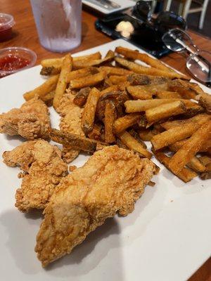 Chicken strips - Sorry, a couple were already gone!