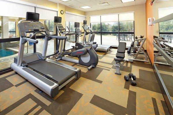 Get a good workout in at the fitness center!