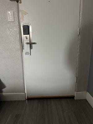 Bottom half of door.