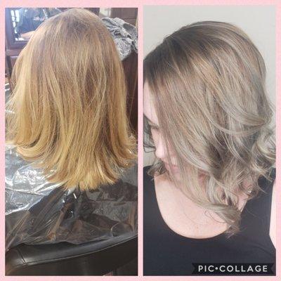 People tend to forget is that color correcting is a process going from red to an ash brown. Regina Clark has given my hair some life!!