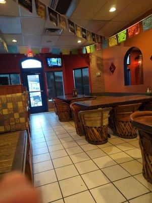 Plenty of seating @Las Garza's.