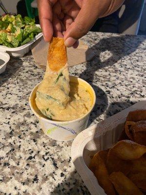 Shrimp and Crab Dip w/ Fresh Chips