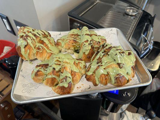 Pistachio croissant