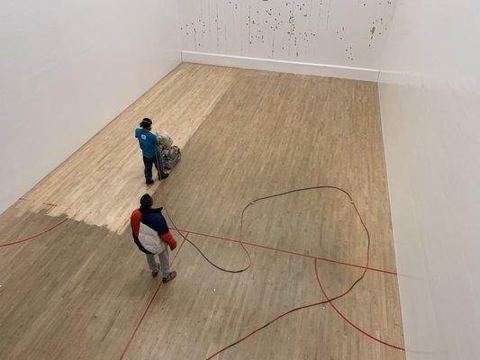 Experts in refinishing Squash Courts and there's no job too big for us!