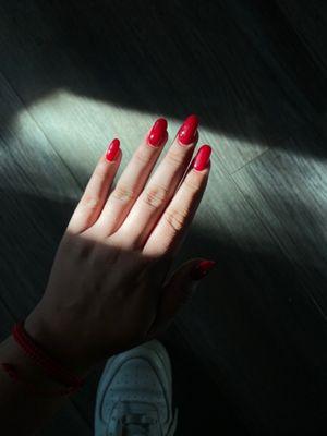 Red nail set!!