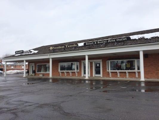 Strip mall just North of 12 Mile on the East side of Hoover.