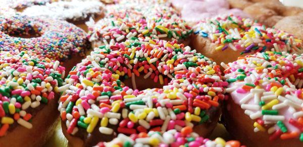 Sprinkle Donuts! We have other toppings as well.