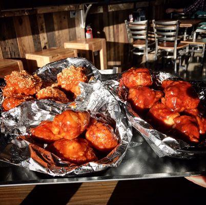 Hand breaded boneless wings