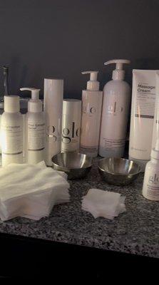 Professional Back Bar Products used in Customized treatments