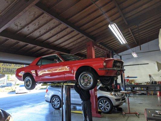 Replacing the speedo cable on a classic '67 mustang