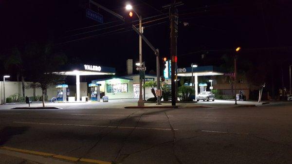 Storefront At Night (01/25/18). #AtwaterVillage #Gas #IGotGas