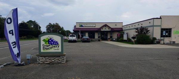 Facade for Lake Erie Grape Discovery Center