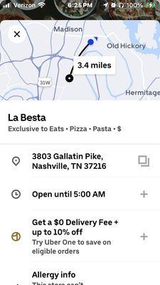 Same location, another attempt to appear as your own competitor on the delivery apps