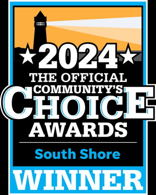 We are thrilled to announce that Lane, Lane & Kelly has been named the #1 Law Firm on the South Shore in this years Community Choice Awards!