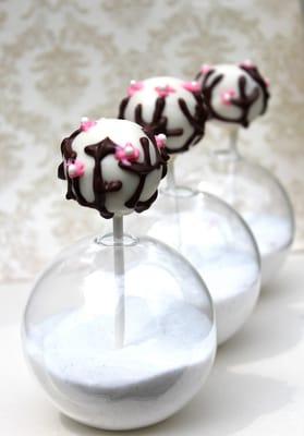 Cherry Blossom Cake Pops