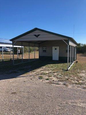 carport with storage or shop