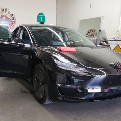 Tesla in for Xpel Prime XR ceramic tint