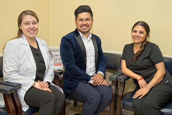 Key members of the dental team at Vahan Grigoryan, DDS in Fontana.