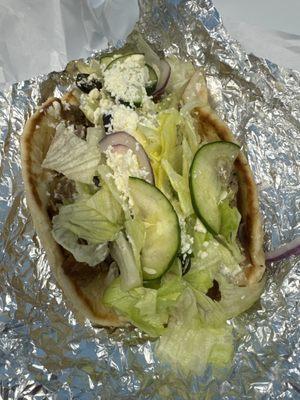 Gyro deluxe (added cucumber)