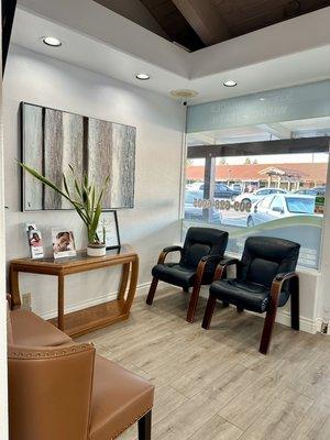 Patient waiting room at SmyLife Dental in Chino CA