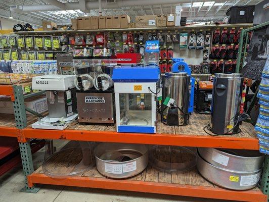 Food preparation equipment rentals