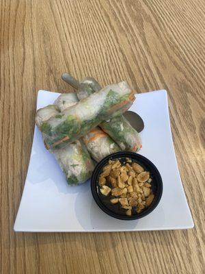 4 Pieces Spring Rolls always a favorite