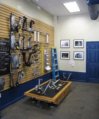 Danny's Cycles Road Bike Fit Station