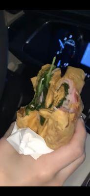 Their definition of a "wrap"