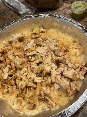 Cheesy Chicken Mexican Rice