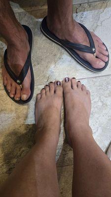 After toes