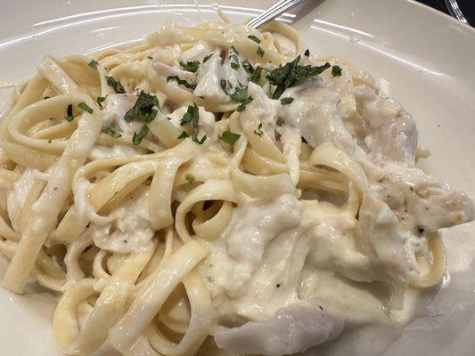 Fettuccine Alfredo with Chicken