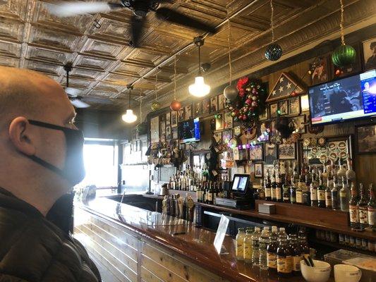 Inside the bar