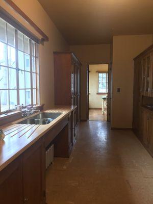 Pantry with flower arranging sinks