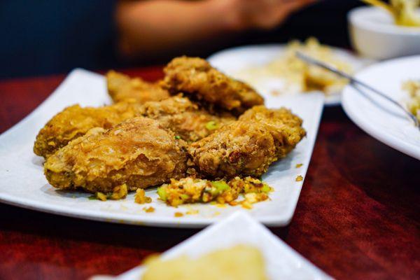 Fried Butter Chicken Wings - IG: @nelson_eats