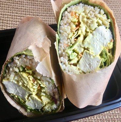 Beautiful meat-free wrap. Delicious!