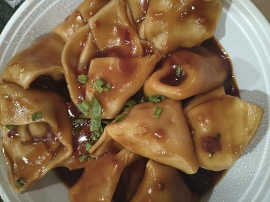 Szechuan wontons