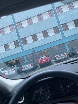 My view of the building after being rudely kicked out... could've just told me at the door or put up a sign thanks UMI.