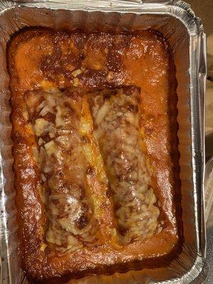 Imo's Baked cannelloni