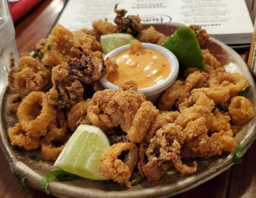 Flash Fried Calamari ($17)