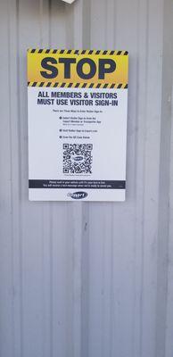 Sign-in using the QR code