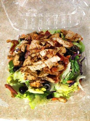 Grilled fajita chicken salad.