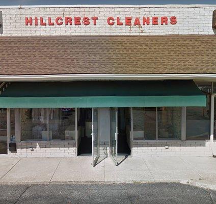 Outside Hillcrest Cleaners