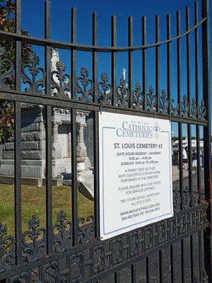 St Louis Cemetery #3
 (Tours by Isabelle | October 2022 | Guide: Steve)