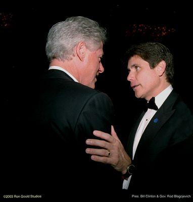 Pres. Bill Clinton & Gov. Rod Blagojevich