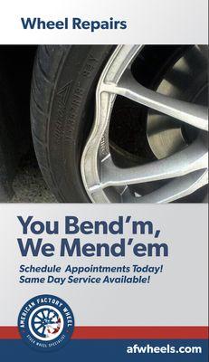 You Bend'm , We Mend'em