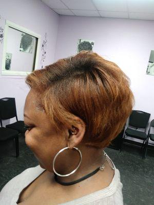 Cut and color smoothing treatment on sale