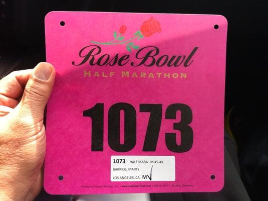 Rose Bowl Half Marathon