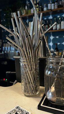 Bouquet of friendly straws