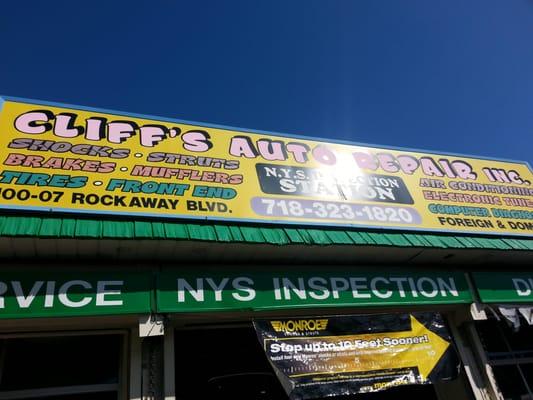 Cliffs auto repair