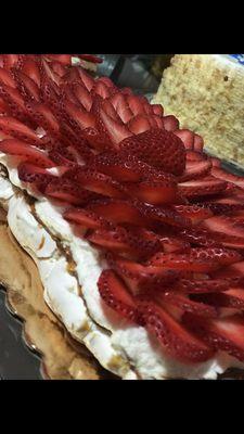 Strawberry Pavlova!